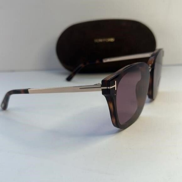 New Authentic TOM FORD TF1014 52Y Philippa 68MM Square Sunglasses - Picture 6 of 11